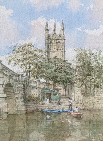 Dennis Roxby Bott, Magdalen College Tower, Oxford