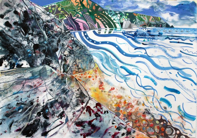 David Wiseman, Looking Out to the Shippen, Hope Cove