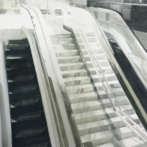 Richard Elliott, Canary Wharf Escalator