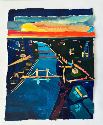 Raina Goran, Sunset Over London Bridge II