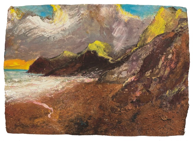 Frances Hatch, Doghouse Hill Shadow. Eype Mouth, Dorset