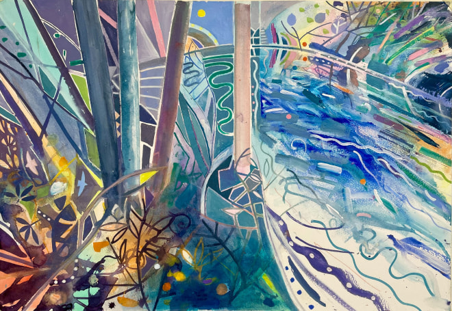 David Wiseman, Tangled Bank, by the River Brent