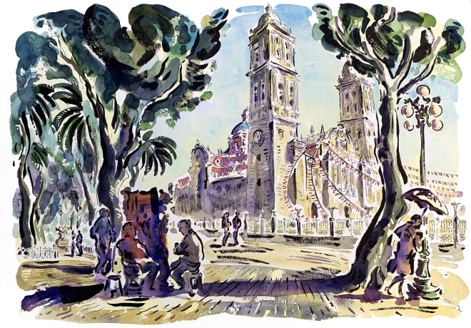 Paul Cox, Puebla Cathedral Mexico