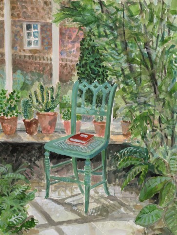 Lottie Cole, Conservatory at Monk's House, Home of Virginia & Leonard Woolf