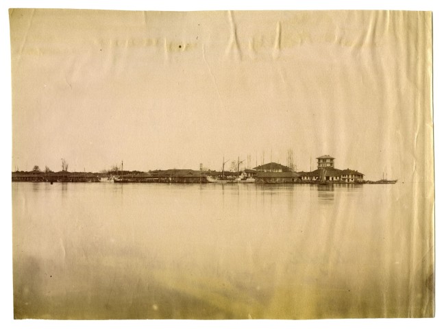 Antoin Sevruguin, The Enzeli Lake (view of the Shah's palace), Late 19th Century