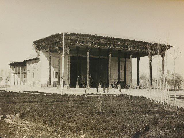 Antoin Sevruguin, Qasr-i Chihil Sutun, Isfahan, Late 19th Century or early 20th Century