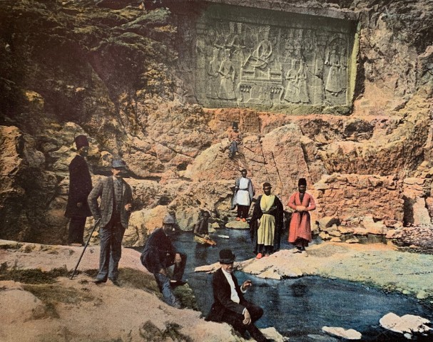 Antoin Sevruguin, Tchechan Ali, Le Shah Fath Ali et ses enfants, 1897