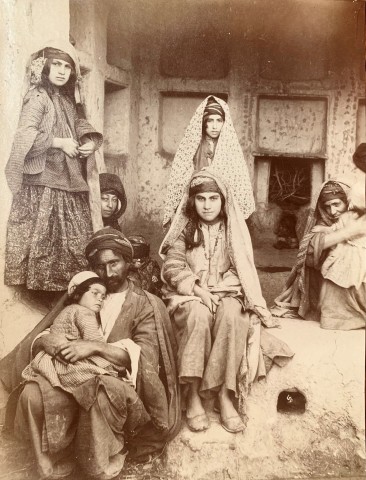Antoin Sevruguin, A Kurdish family, Late 19th Century, early 20th Century