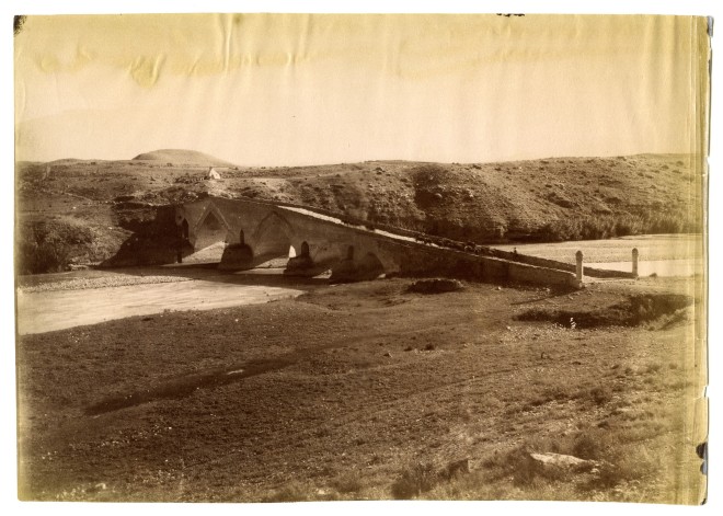 Antoin Sevruguin, A bridge across the Shah-Rud river, Late 19th Century