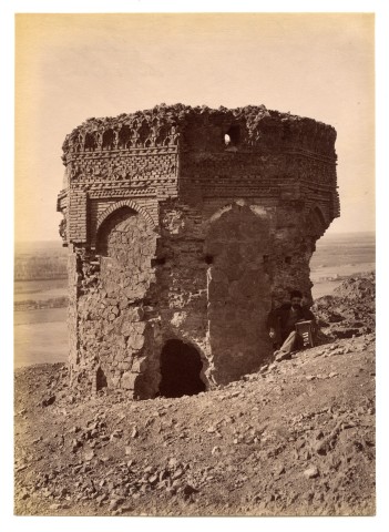 Antoin Sevruguin, Shahr-i Ray: North side of Naqar Khana, Late 19th Century