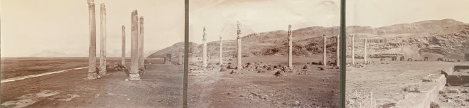 Ernst Herzfeld, Apadana, Columns of East Portico, Persepolis, 1923-28