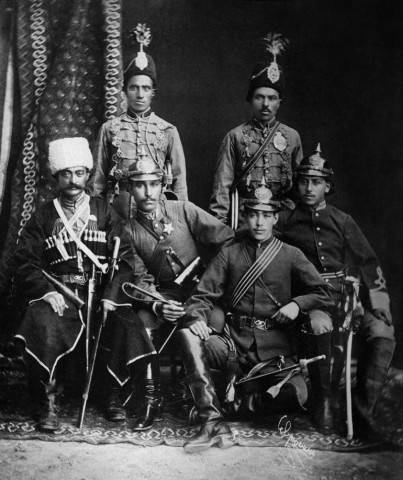Antoin Sevruguin, Zil-es-Sultan's bodyguards, Late 19th Century