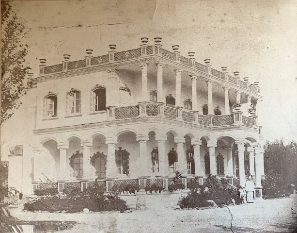 Abdallah Mirza Qajar, Fabius Boital's residence in Tehran, 1886