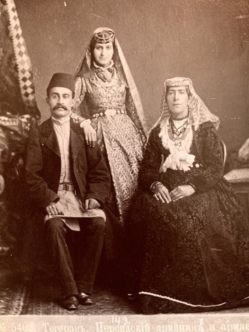 Dmitri Ivanovich Ermakov, Persian Armenians in national costume, Tehran, Late 19th Century