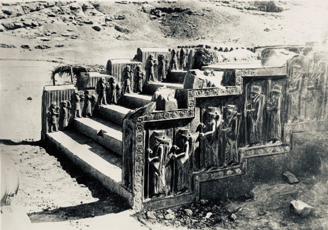 Ernst Herzfeld, Palace of Darius I, Central Facade of Southern Stairway, Persepolis, 1933