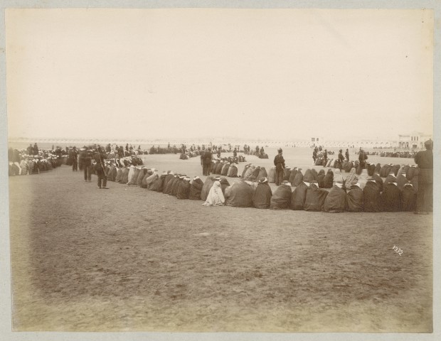 Antoin Sevruguin, Beggars waiting for the Shah, Late 19th Century