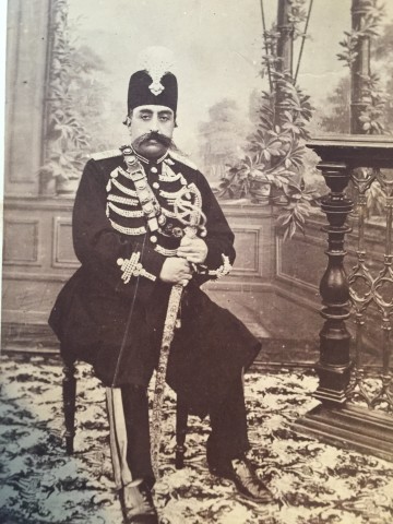 Antoin Sevruguin, Mozaffar ad-Din Shah Qajar, Late 19th Century