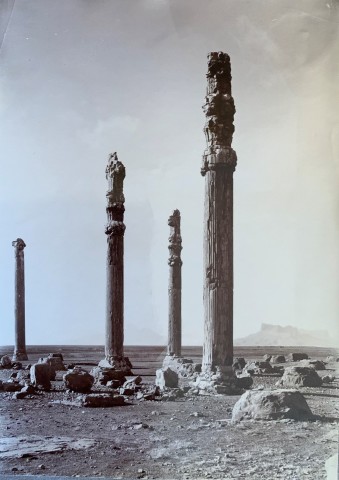 Ernst Herzfeld, Apadana, Columns of Audience Hall and West Portico, Persepolis, 1923-28