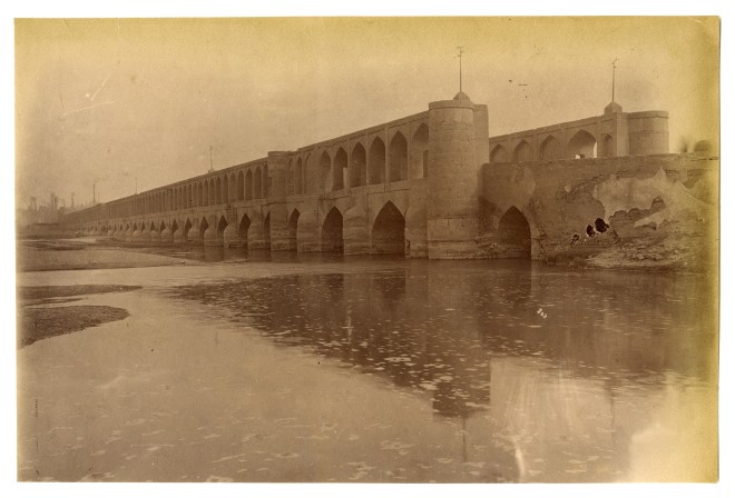Antoin Sevruguin, The Allahverdi Khan bridge, Late 19th Century