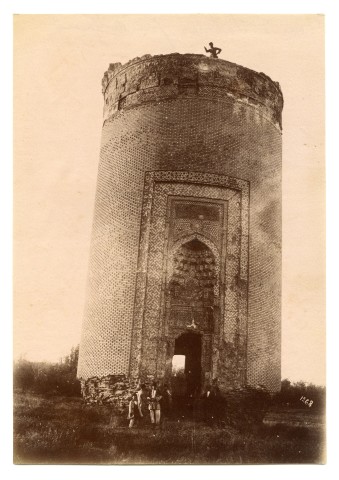 Antoin Sevruguin, The tomb of Emir Arghun Agha's daughter, Salmas, Late 19th Century