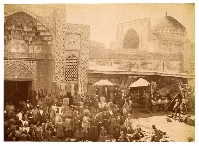Antoin Sevruguin, Shrine of Imamzadeh Habib-Ibn Musa, Kashan, Late 19th Century