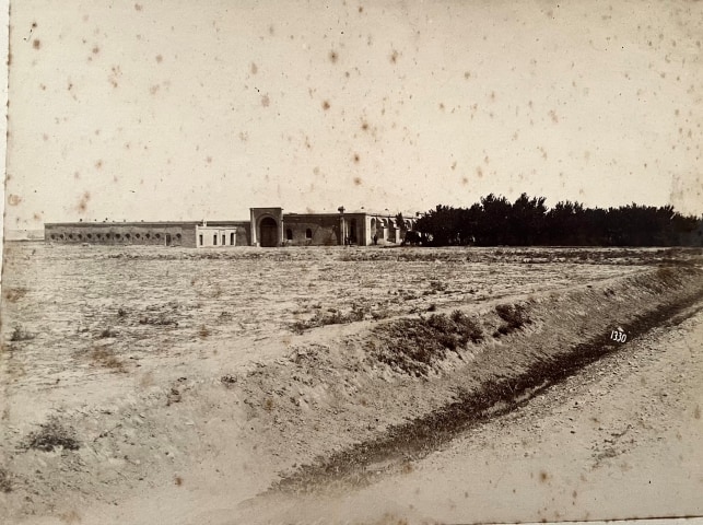 Antoin Sevruguin, A building set in a landscape, Late 19th Century, early 20th Century