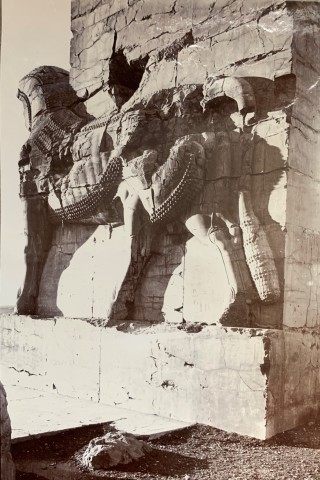 Ernst Herzfeld, Gate of All Lands, Colossal Sculpture Depicting a Bull, Persepolis, 1923-28