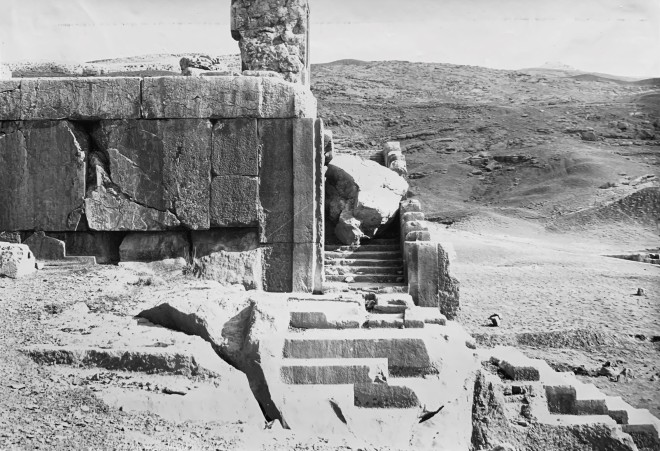 Ernst Herzfeld, Palace of Xerxes, Balcony and the Southern Stairway, Persepolis, 1923-28