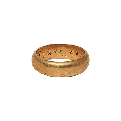 Posy Ring with motto “Feare god love me”