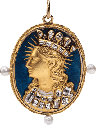 Pendant with Virgin Mary as Queen of Heaven
