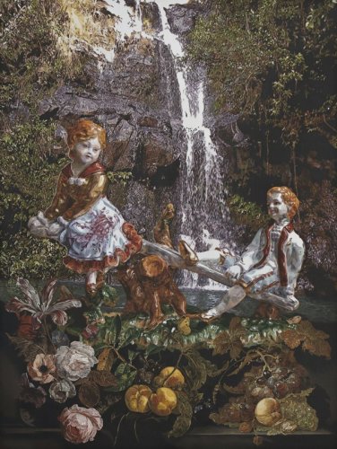 Mathew Weir Gathering Evidence, 2012 Oil on canvas mounted on board 60.5 x 45.5 cm / 23 7/8 x 17 7/8 ins