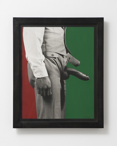 Robert Mapplethorpe Untitled (Milton Moore), 1980 Signed by Robert Mapplethorpe Hand painted Silver Print in custom frame 53.3 x 43.2 cms / 21 x 17 ins (framed) Unique
