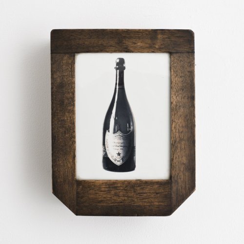 Robert Mapplethorpe Untitled (Moet Chandon Box), c. 1974 Stamped and signed by the Robert Mapplethorpe Estate Mixed media 6.8 x 5 x 2.5 cms / 2 5/8 x 2 x 1 ins Unique