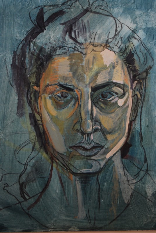 <span class="artist"><strong>Deborah Lubelska Katz</strong></span>, <span class="title"><em>Last Self-Portrait</em>, 2009</span>