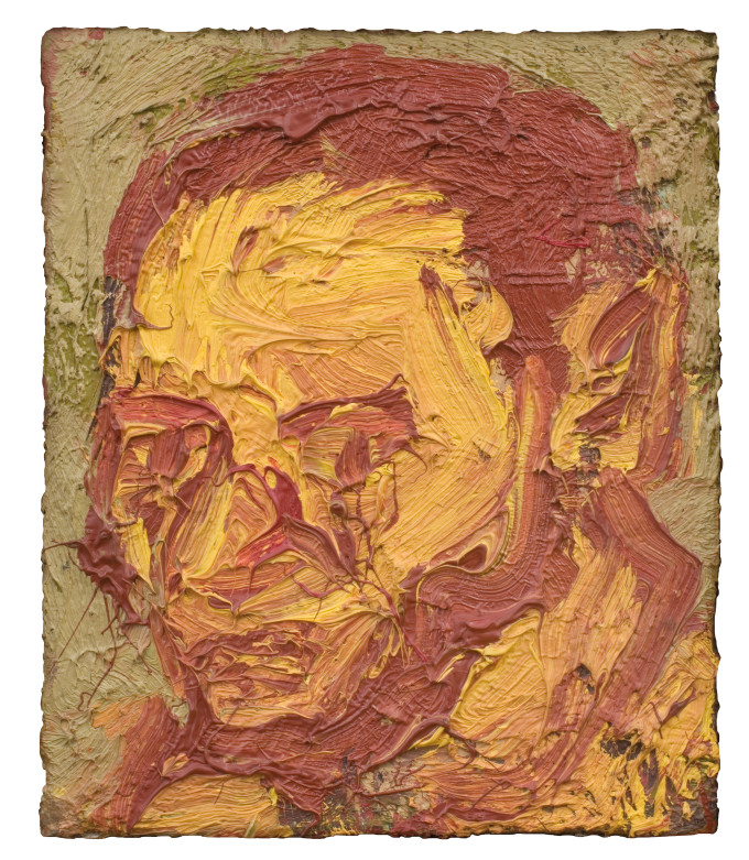 <span class="artist"><strong>Leon Kossoff</strong></span>, <span class="title"><em>Self-Portrait</em>, 1971</span>