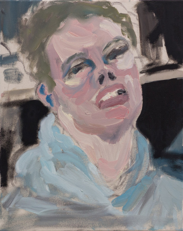 <span class="artist"><strong>Joshua Armitage</strong></span>, <span class="title"><em>First Self Portrait of 2017</em>, 2017</span>