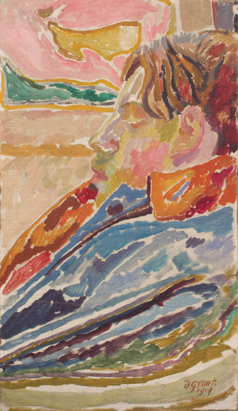 <span class="artist"><strong>Duncan Grant</strong></span>, <span class="title"><em>David Garnett in Profile</em>, 1915</span>