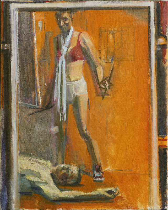 <span class="artist"><strong>Cherry Pickles</strong></span>, <span class="title"><em>Self Portrait as Lucian Freud</em>, 2016</span>