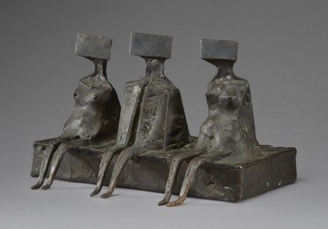 <span class="artist"><strong>Lynn Chadwick</strong></span>, <span class="title"><em>Three Sitting Figures</em>, 1976</span>