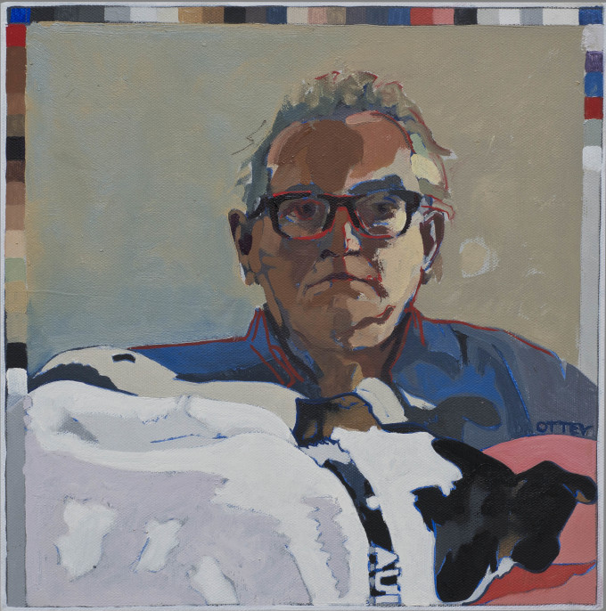 <span class="artist"><strong>Piers Ottey</strong></span>, <span class="title"><em>Audrey and Friend</em>, 2017</span>