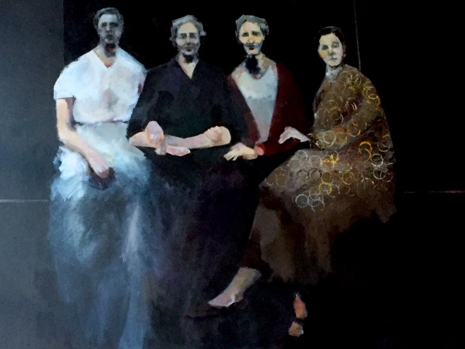 <span class="artist"><strong>Shona McGovern</strong></span>, <span class="title"><em>Charmers Street - Self Portrait with Brown Coat</em>, 2017</span>