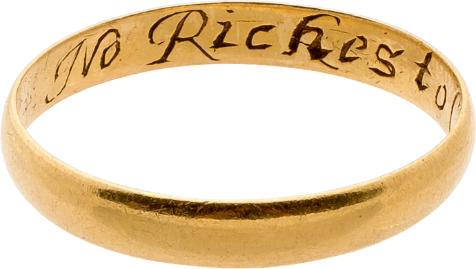 Posy Ring, “NO RICHES TO CONTENT”