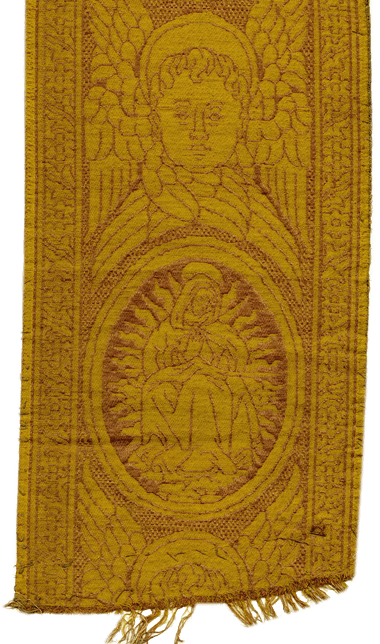 Orphrey with Virgin and Child, Seraphim, and ‘IHS’ Monogram
