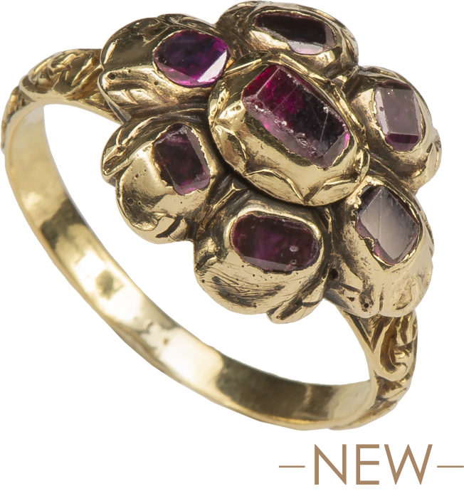 Ruby Cluster Ring