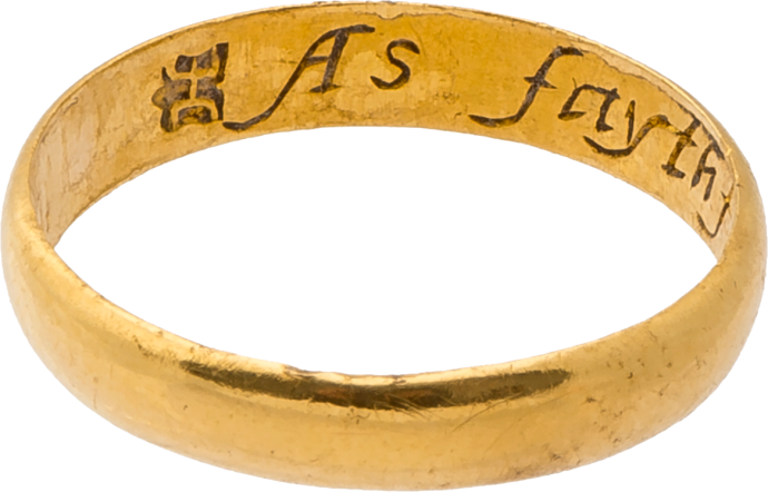 Posy Ring “As faythfull as frendly”