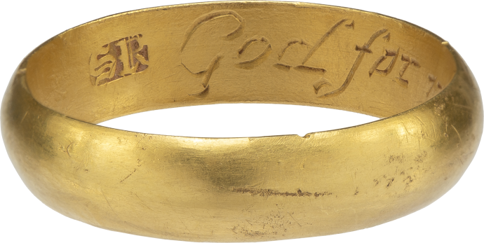Posy Ring “God for me appointed thee”