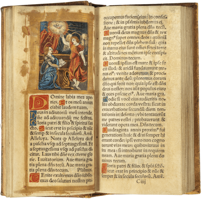 Printed Book of Hours (use of Rome)