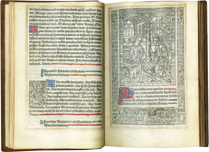 Printed Book Of Hours Use Of Rome 14 November 14971498 - 