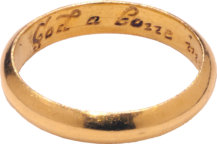 Posy Ring, "God above increase our love"