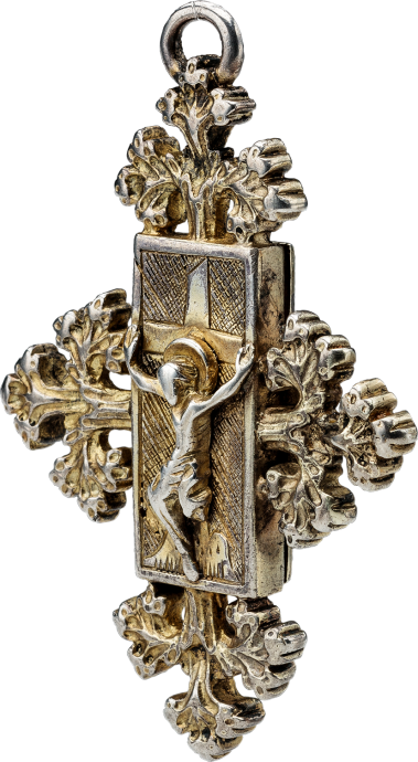 Reliquary Pendant with Christ on the Cross